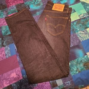 Levis 29W 32L straight cut jeans